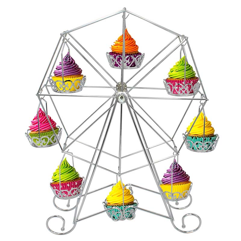Rotatable Ferris Wheel Cupcake Holder 8 Cups