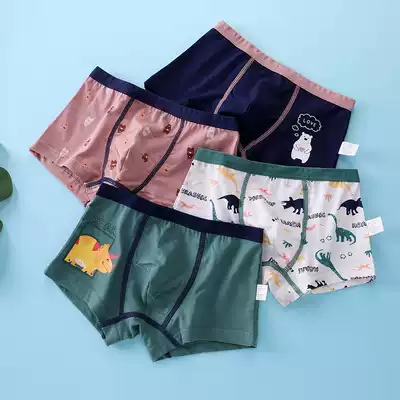 Children's cotton underwear Boys ' boxer shorts Cotton baby little boy children's middle and large children's youth boxer shorts