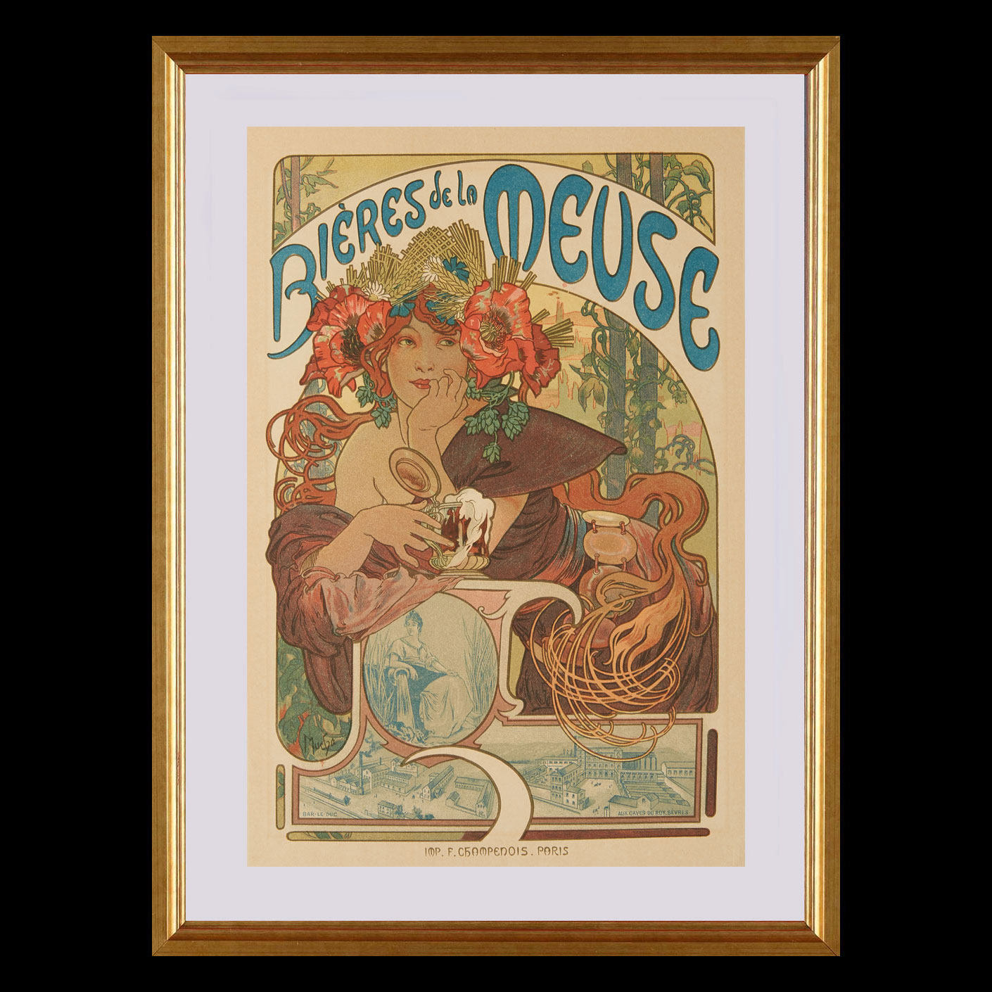 Mousha signed a print 