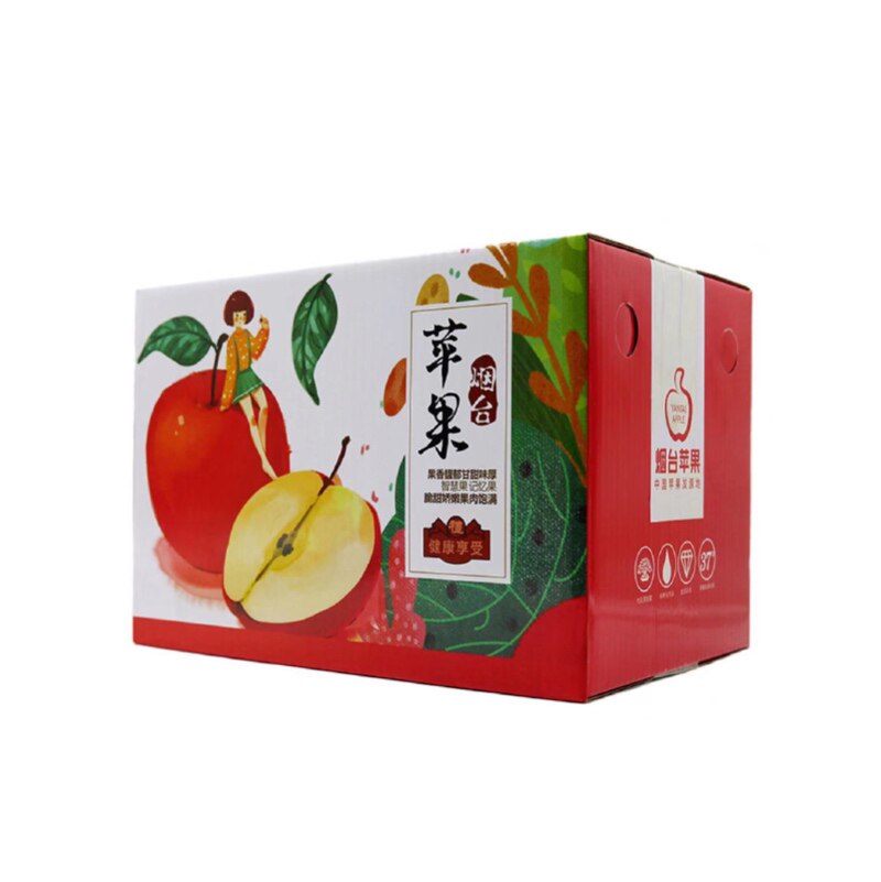 20 catty boxes of gift boxes Authentic Smoking Terrace Apple Shelter Red Fuji Orchard Straight Hair Shandong Special Gift Giving Gift Giving Gifts