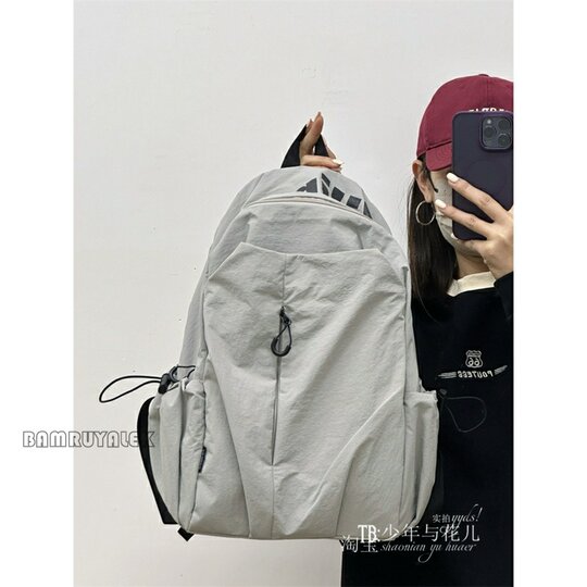 Schoolbags ins niche lightweight water-proof high school students, men and women, large capacity sports outdoor backpacks, travel backpacks