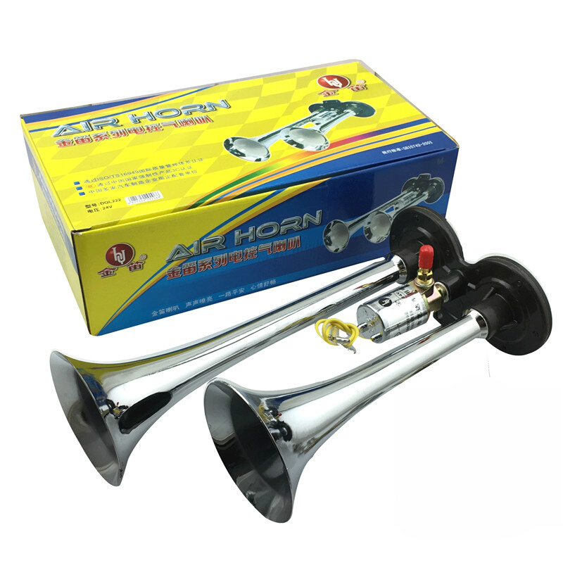 24v Jindi air horn valve 12v horn solenoid valve Big truck bus Jindi air horn double-bell electronic control switch