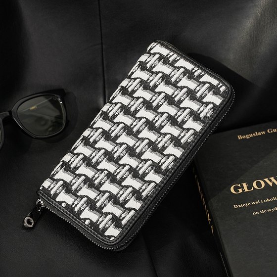 男士手包长款大容量多卡位手机钱包一体潮牌新款拉链商务手拿皮夹