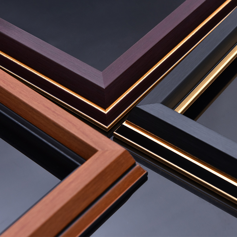 Simple and modern digital oil painting frame outer frame mounted photo frame wall hanging three-dimensional plus lining assembly-free empty frame customization