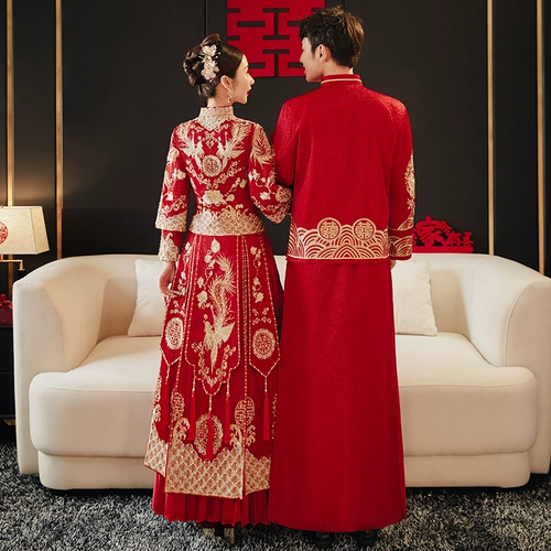 Традиционный свадебный наряд Сюхэ, свадебное платье для влюбленных, летнее вечернее платье, китайский стиль, подходит для подростков