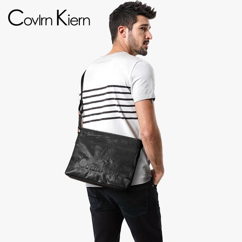 CovlrnKiern2025 новая мужская сумка на одно плечо, сумка через плечо, мужской рюкзак из натуральной кожи, мужская сумка, модная ck318