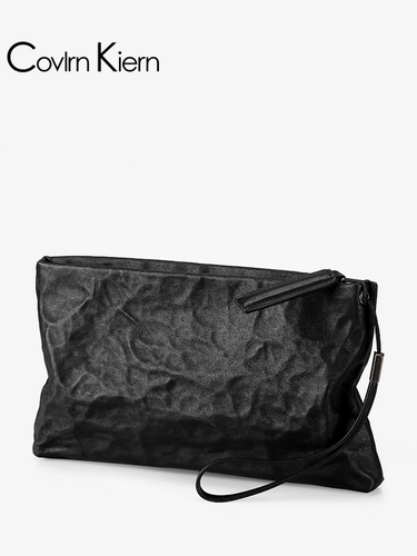 Мужская кожаная сумка с петлей на руку, из натуральной кожи