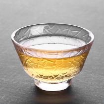Interest Glass Masters Cup Single Cup Small Tea Cup Pints Cup tea Kung Fu Tea Cup small glass Cup Single small mug