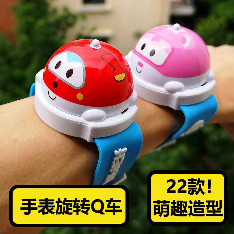 Red watch Remote control car child inertial mini fingerfingerchin gyroscope car female toy gift