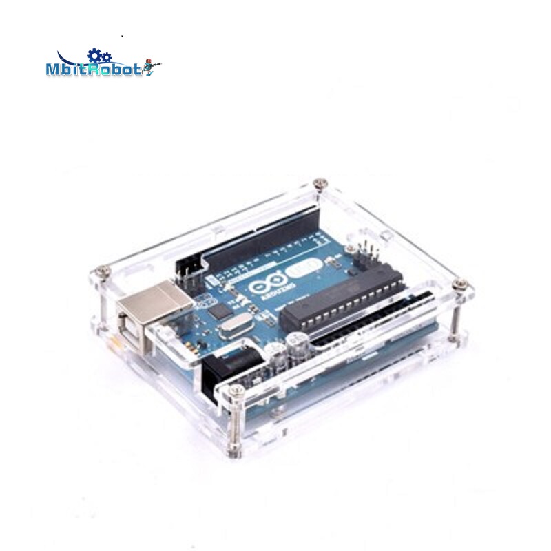 Suitable for Arduino Uno R3, Matching Acrylic Special Protective Case, Assembled R3 Case, Transparent Box Suitable for Arduino Uno R3, Matching Acrylic Special Protective Case, Assembled R3 Case, Transparent Box