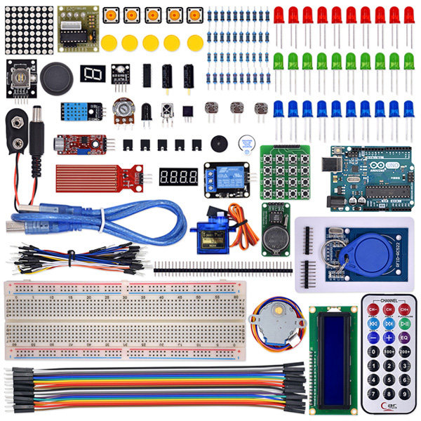 适用arduino Uno R3开发板初学者入门创客编程学习套件单片机模块