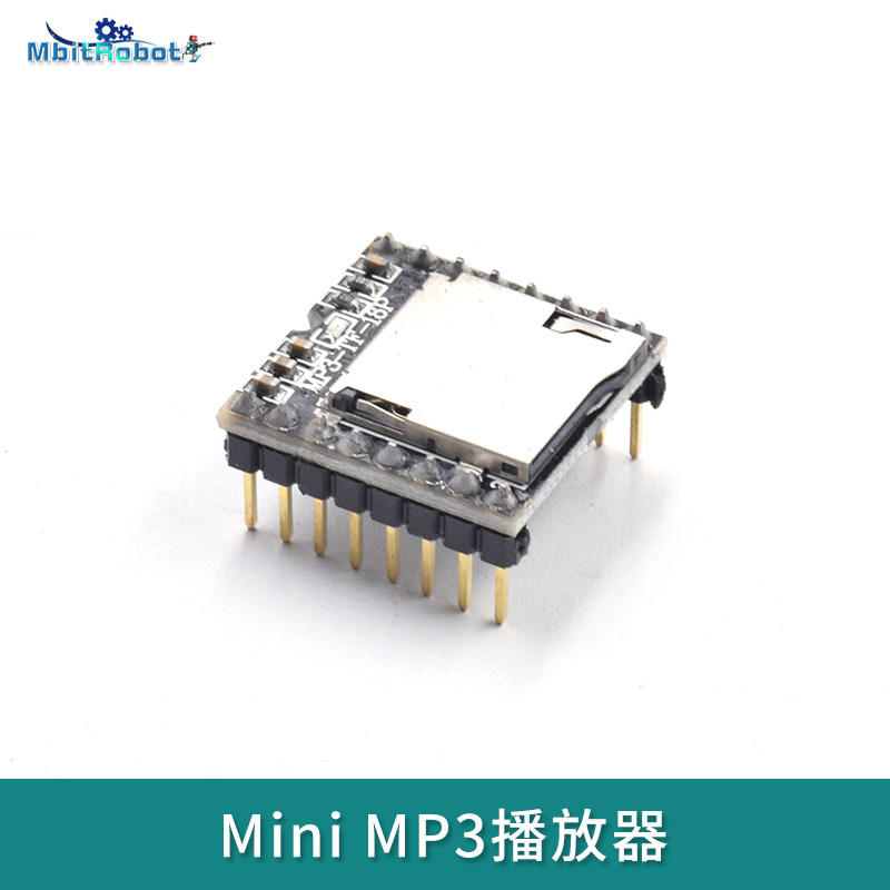 开源 Mini MP3 Player 播放器 SD卡传感器模块音乐模块送资料例程