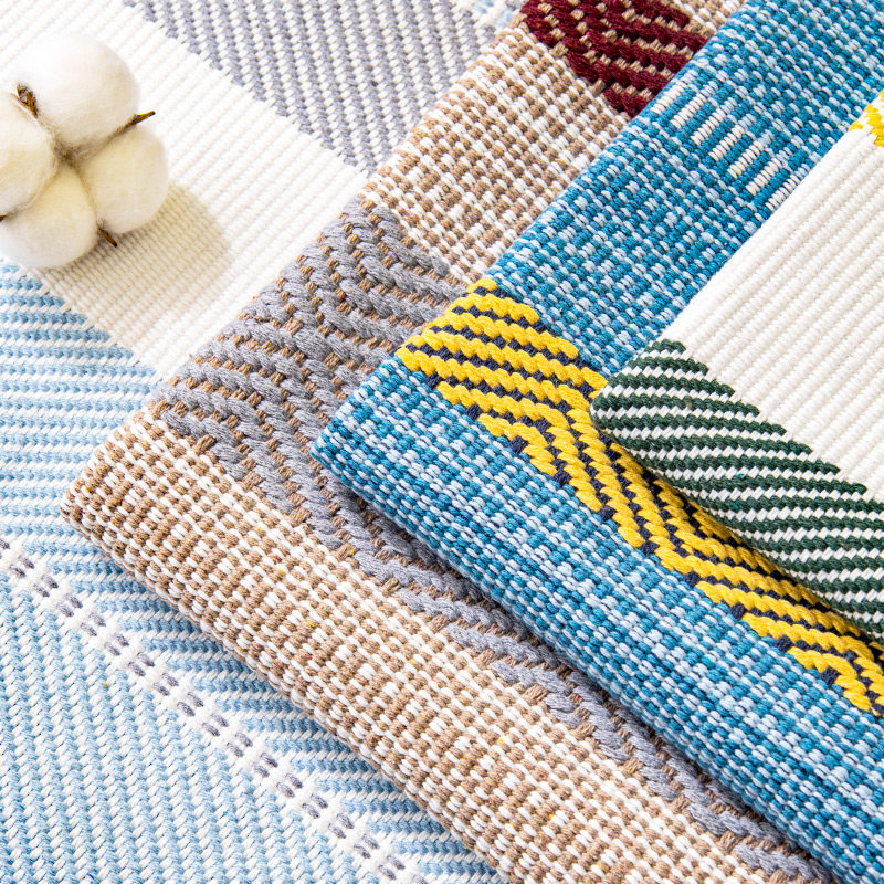 Old Coarse Cloth Sofa Mat All Season Universal Thickening All-bag Blue Cover Anti Slip Cotton Thread Linen Cover Cloth Backrest