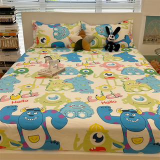 Korean style cute cartoon bed sheet Simmons