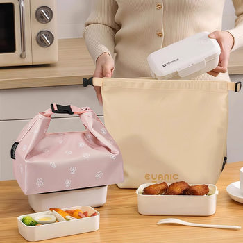 Lunch Box Tote Bag, Insulated Lunch Bag, Waterproof and Oil-Proof, Thickened Aluminum Foil, for Elementary School Students and Office Workers to Bring Lunch