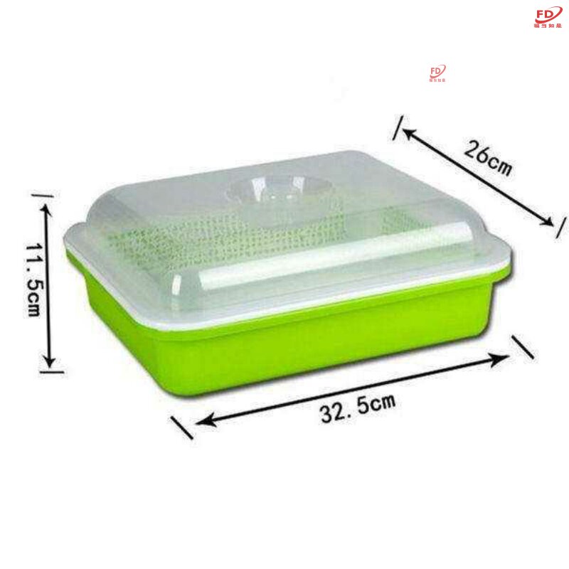 Bean Sprout germination basin Divine Instrumental Home Special Bean Plastic Basket Small Soybean Pallet Container Plastic Bucket Homemade-Taobao