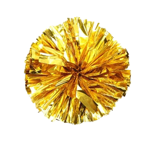 Cheerleaders hold large bouquets of flowers in their hands. Cheerleaders square dance dance sports meeting props. Dancing hand-cranked bouquets.