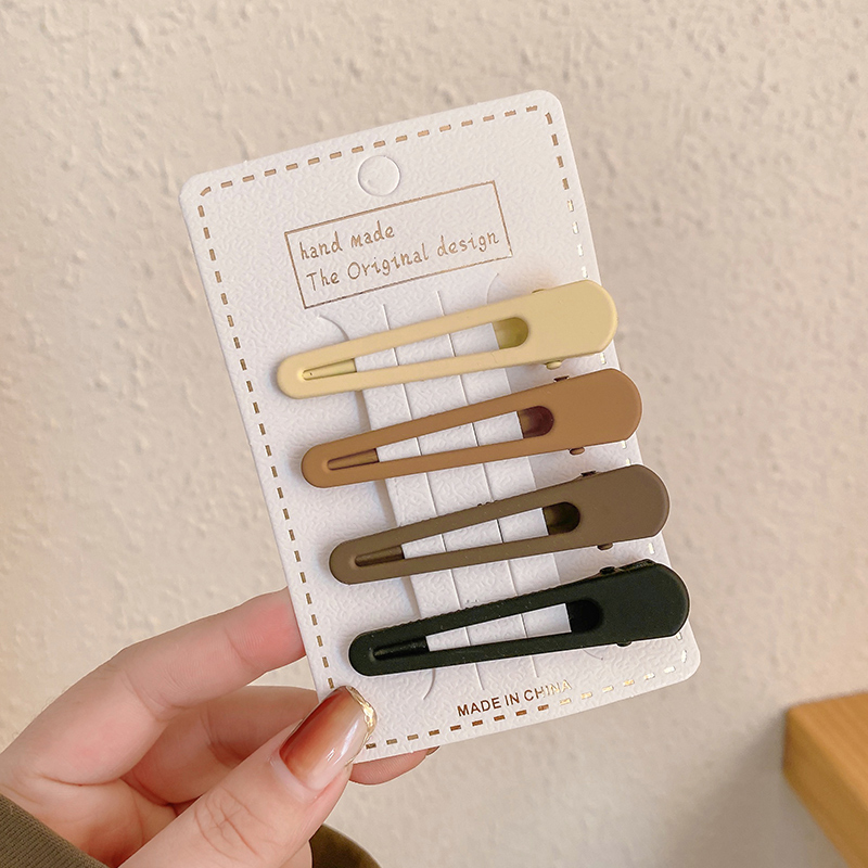 images 1:Creamer hairpin red head spooned hair with a clip headdress up the hairpin on the side of Liu Hai side hair jewelry card female top clip