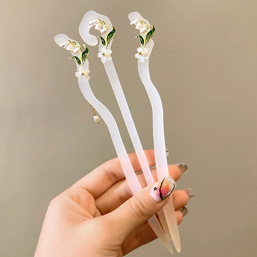 Китайская шпилька с кисточками, ханьфу, ципао, заколка для волос, аксессуар для волос, изысканный стиль