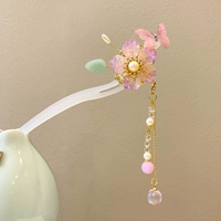 Purple Flower Butterfly Liu Su Baizheng