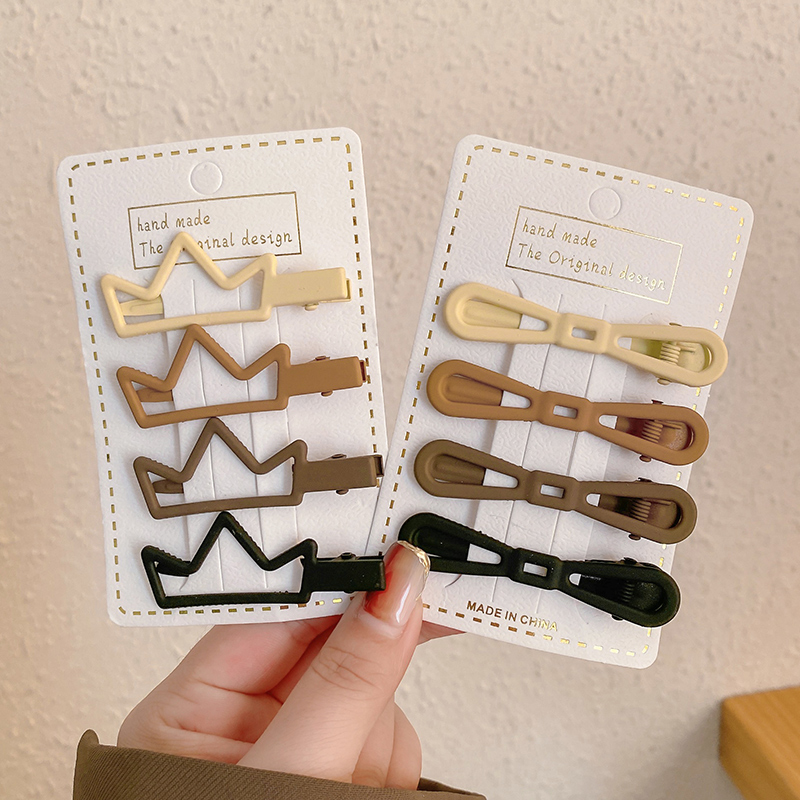 images 16:Creamer hairpin red head spooned hair with a clip headdress up the hairpin on the side of Liu Hai side hair jewelry card female top clip