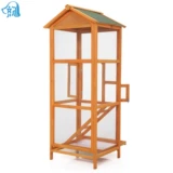 Клетка для птиц, клетка для белок, уличный птичий домик из массива дерева, клетка для голубей, клетка для белок, клетка для белок с золотым цветком, клетка для норки
