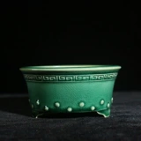 Purple Sand Flower Pot Ceramic Bonsai Drum Drum Drum Drum Tattoo Fack Patter