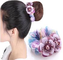 Xishuangbanna headwear Dai hairpin Korean meatball headwear rhinestone hair iron simple Joker Shu