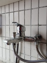 Exposed triple all-copper solar mixing valve shower faucet hot and cold water regulator accessories shower set