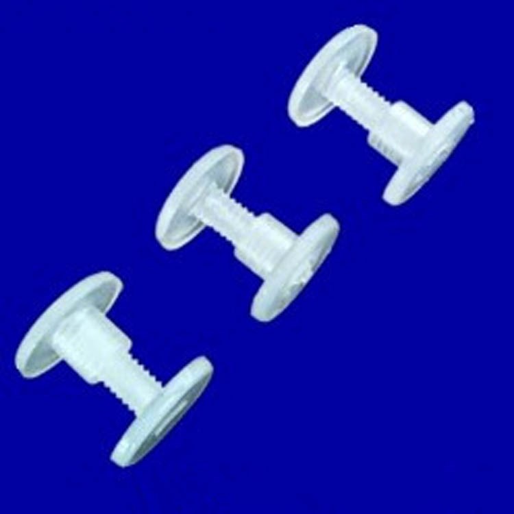 Stationery buckle Transparent plastic stationery buckle Plastic mother and child buckle Stationery buckle Hand screw nut buckle 