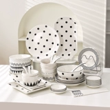 下一秒 Керамический комплект для домашнего использования, высококачественная посуда, супница, обеденная тарелка