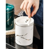 Керамическая пепельница, ветрозащитная креативная трендовая воронка для домашнего использования для гостиной, легкий роскошный стиль