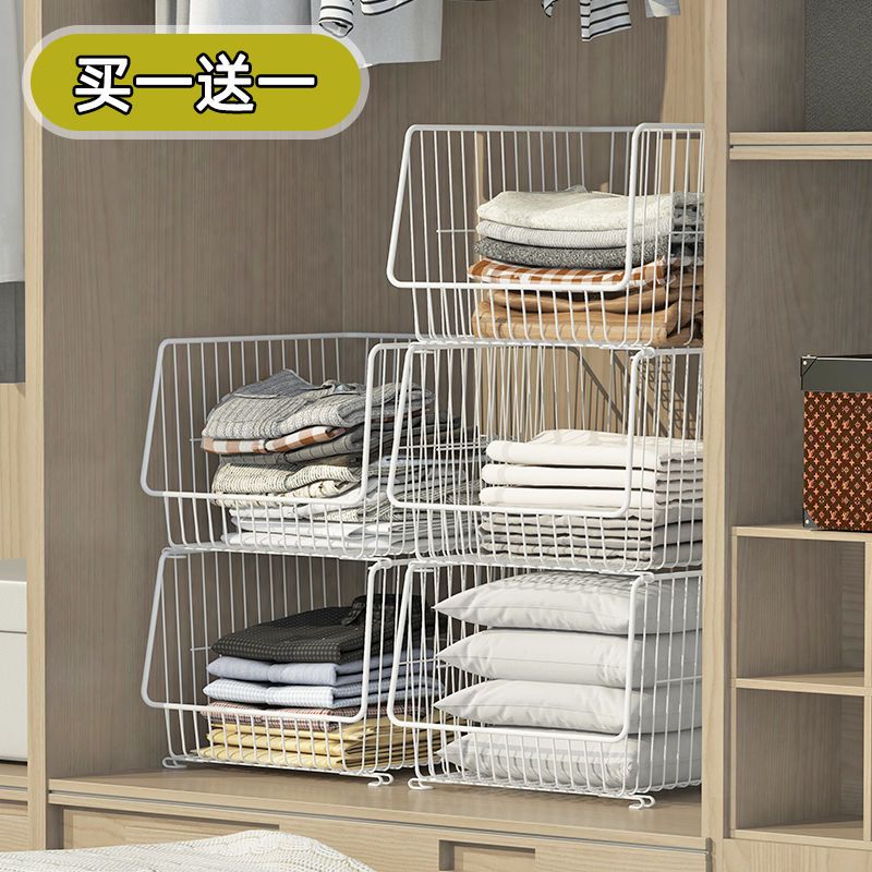 New Wardrobe Clothing Sub compartment Compartment Clothing Containing basket More wardrobe closet Separated Sweater Containing Finishing Deity-Taobao