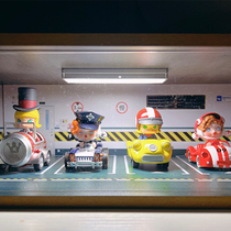 Bubble Mater car blind box containing display case popmart acrylic transparent hand-run model exhibition rack cabinet