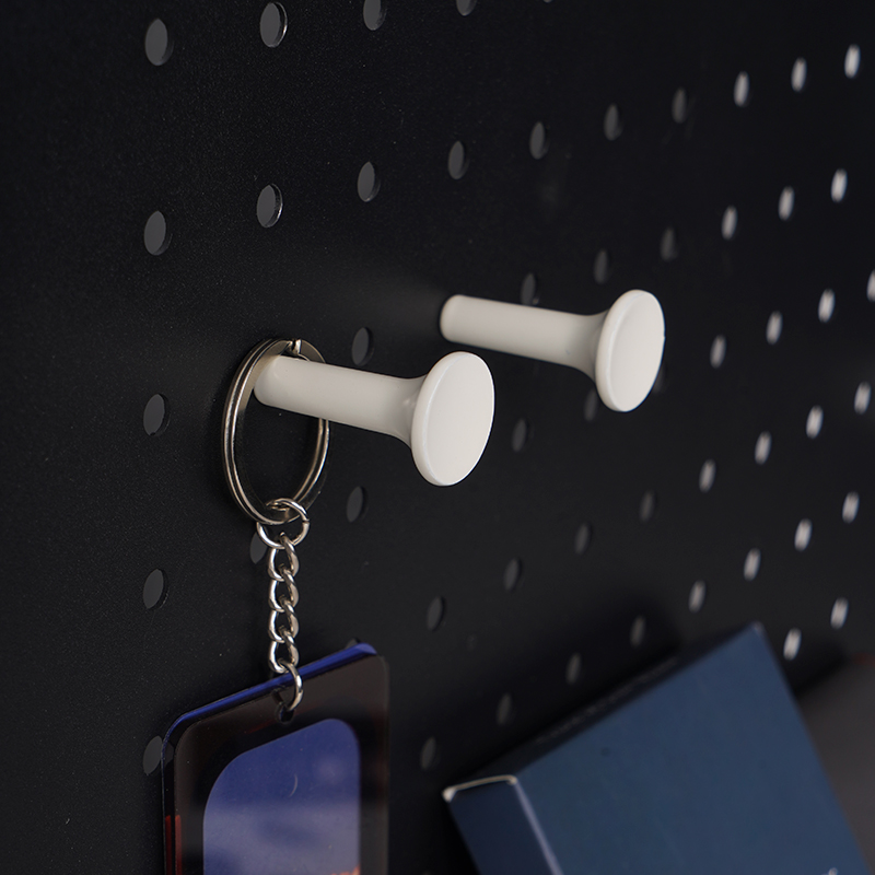 Hole board accessories hook non-perforated desktop desk office data cable key jewelry ear needle finishing rack