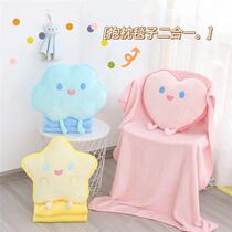 Pillow quilt dual-use office nap blanket two-in-one air conditioner blanket nap pillow pillow female sleep