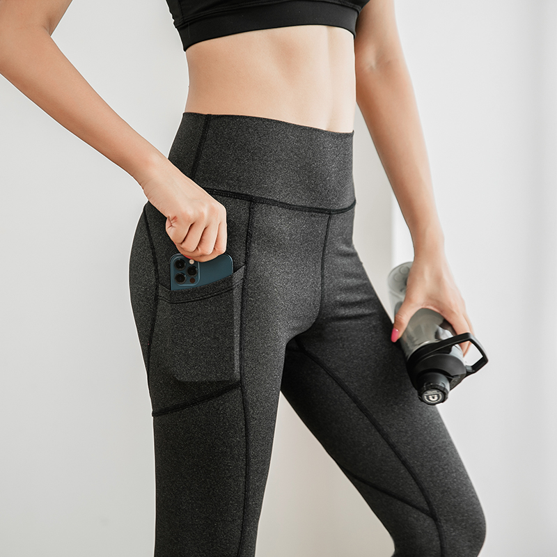 Yoga Sports Pants Women Summer Thin gym pants High waist outwear Peach Hip Lift Hip Tight Running Long Pants Woman