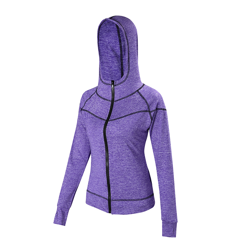 Yoga suit jacket one-piece top women's autumn and winter quick-drying long-sleeved sports running fitness clothes Gym beginners