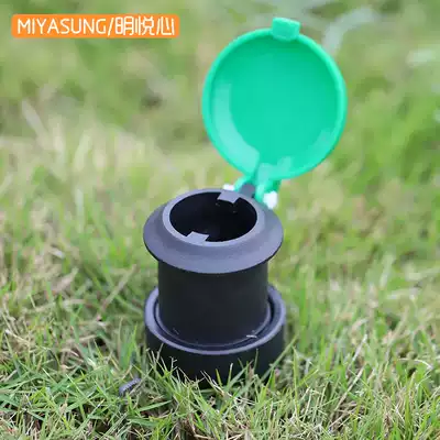 Landscaping water intake device Quick water intake valve Lawn water intake rod ground plug water pipe joint community 6 points 1 inch outdoor