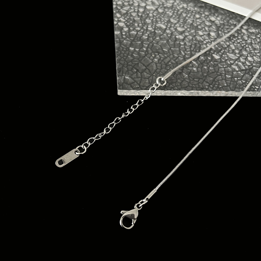 Casual Simple Style Star Zircon Alloy Titanium Steel Wholesale Pendant Necklace display picture 5