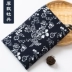 Wuzhen vải in màu xanh cotton nguyên chất theo phong cách quốc gia Trung Quốc khăn trải bàn batik màu xanh lam và trắng hoa cotton và vải lanh giải phóng mặt bằng Vải vải tự làm