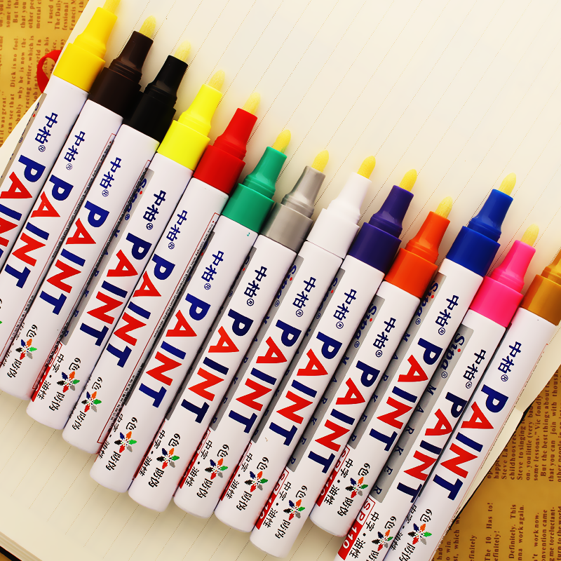 [USD 4.62] Mediumthar paint pen SP110 paint pen highlight painting pen book graffiti pen