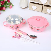 Розовый комплект, 4 предмета