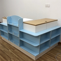 Convenience store snack shop combination bar collection counter small cash shelves one maternal and baby shop cash checkout counter childrens clothing store