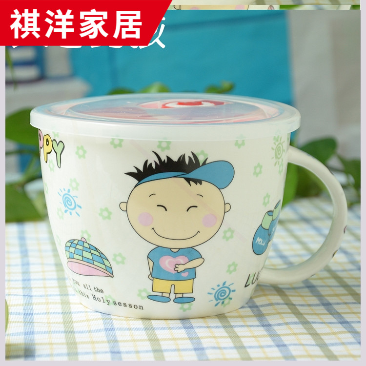 With the handles of the bowl will available ceramic bowls With handles With cover a single microwave lunch box