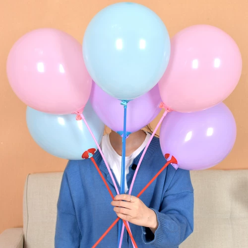 Воздушный шар, пластиковая длинная трубка с аксессуарами, увеличенная толщина