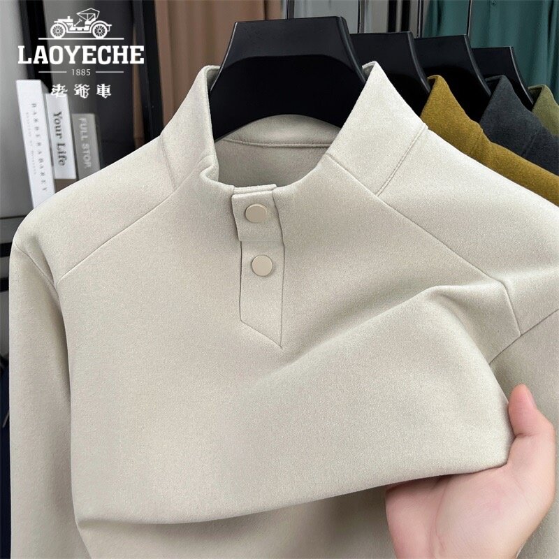 Authentic classic car autumn and winter men's long-sleeved T-shirt