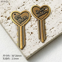 [Новый Guqing * Подвеска-ключ в форме сердца] 1 шт.