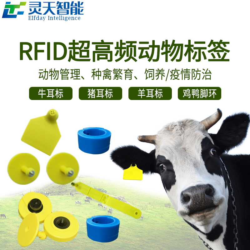 Rfid家禽標籤uhf超高頻雞鴨動物耳標豬牛羊6c電子耳標養殖牧業 Rfid家禽標籤uhf超高頻雞鴨動物耳標豬牛羊6c電子耳標養殖牧業