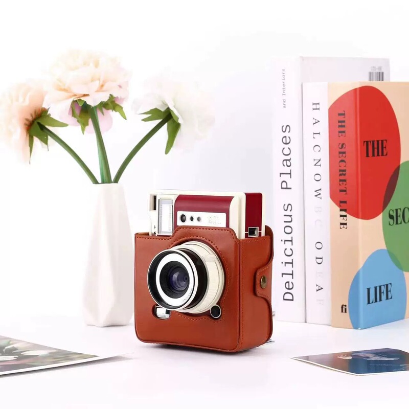 Starbucks Co-Branded Lomo Instant Camera Bag Automat Instant Imaging Retro Brown Protective Case Starbucks Co-Branded Lomo Instant Camera Bag Automat Instant Imaging Retro Brown Protective Case